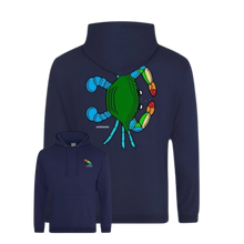 Load image into Gallery viewer, OnieTonie™ Hoodie 'Green Crab Sideways'