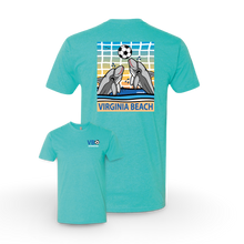 Load image into Gallery viewer, OnieTonie™ T-Shirt Tahiti Blue 'VB Soccer Dolphins'