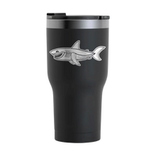 Load image into Gallery viewer, OnieTonie™ Tumbler 20oz 'Happy Great White Shark' Black