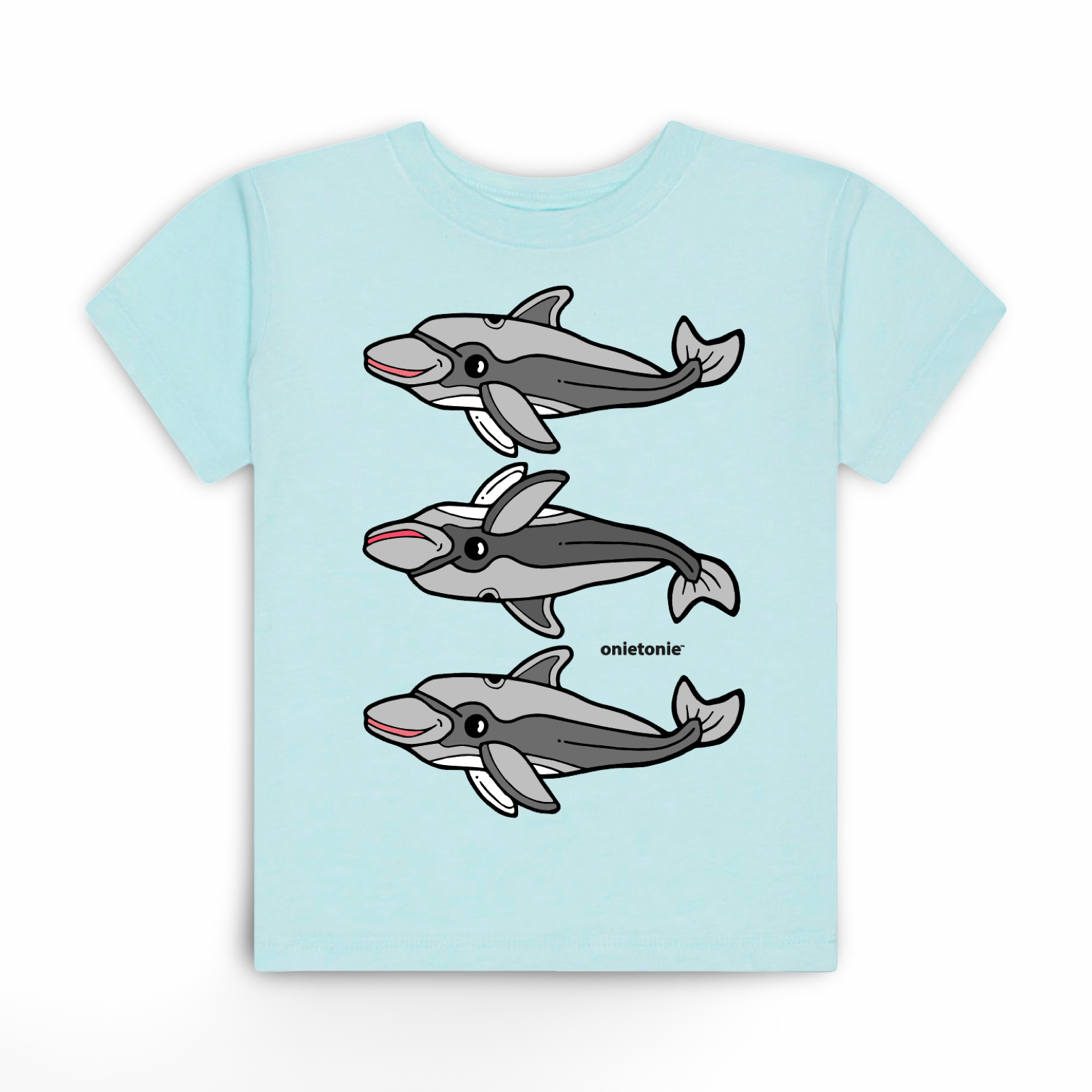 ★WAIKEI★ Puppy Dolphin Illustration Short Sleeve T-shirt N Designer fashion, Seoul-fully created | W Concept