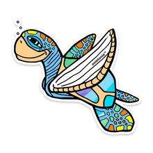 Load image into Gallery viewer, OnieTonie™ Stickers, Matte Finish ' CB Sea Turtle'
