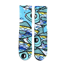Load image into Gallery viewer, OnieTonie™ Socks &#39;CB Blue Fish&#39;
