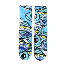 Load image into Gallery viewer, OnieTonie™ Socks 'CB Blue Fish'
