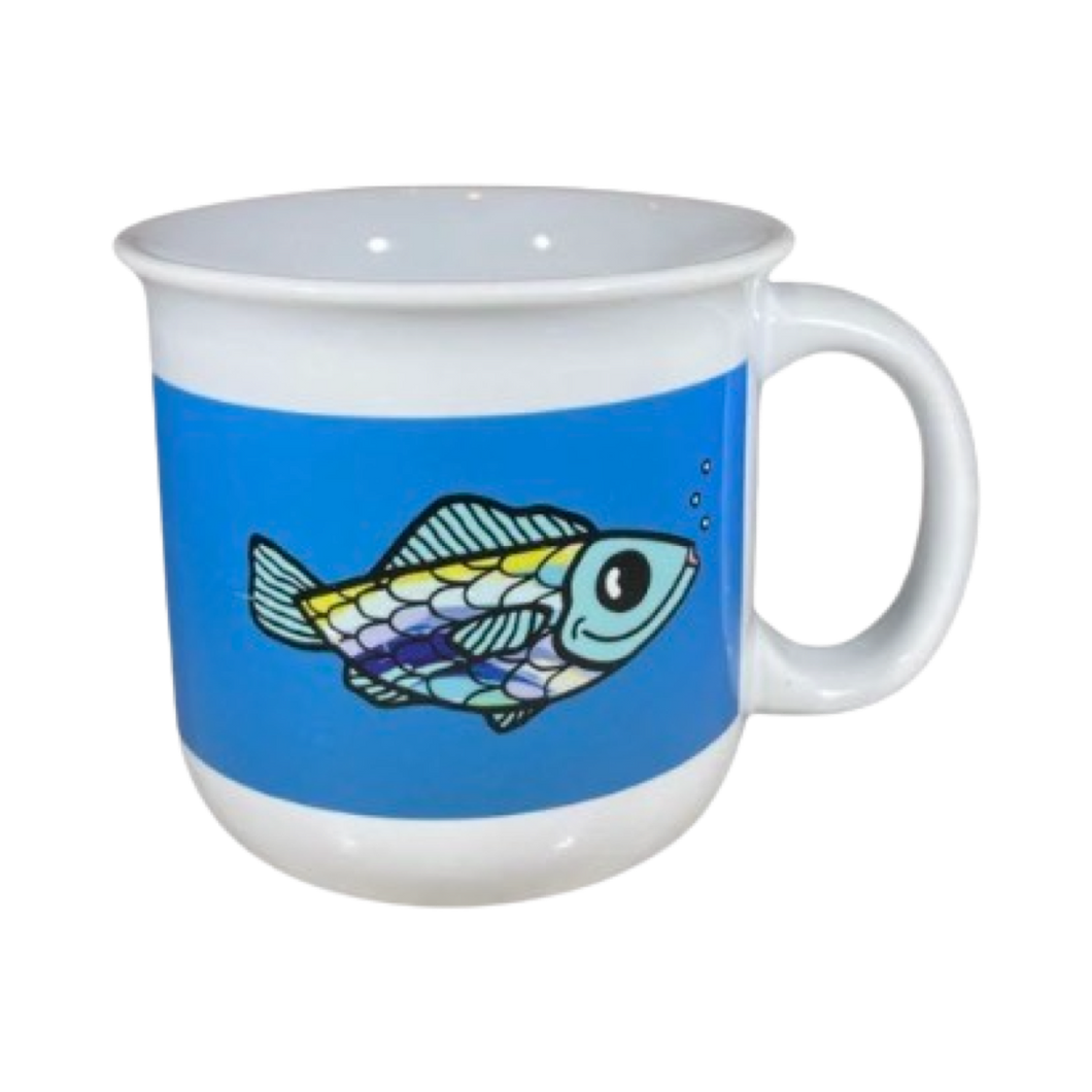 OnieTonie™ Coffee Mug 'CB Blue Fish'