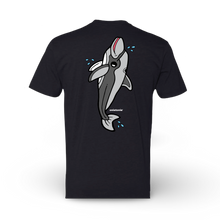 Load image into Gallery viewer, OnieTonie™ T-Shirt Black 'Vert Dolphin'