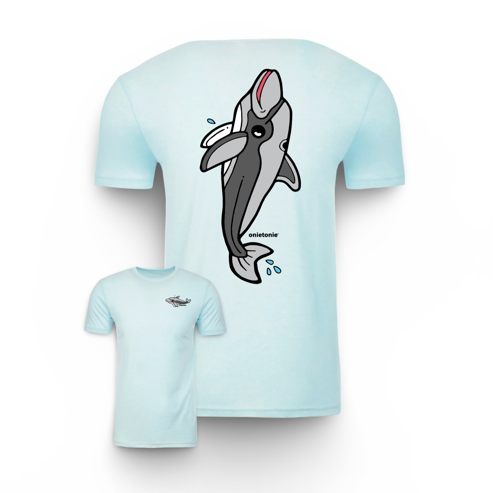 OnieTonie™ T-Shirt Ice Blue 'Vert Dolphin'