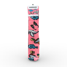 Load image into Gallery viewer, OnieTonie™ Socks 'Pink Icon Pattern
