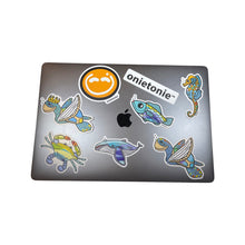 Load image into Gallery viewer, OnieTonie™ Stickers, Matte Finish ' CB King Turtle'