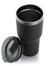 Load image into Gallery viewer, OnieTonie™ Tumbler 20oz 'Happy Great White Shark' Black