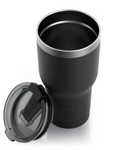 Load image into Gallery viewer, OnieTonie™ Tumbler 20oz &#39;Happy Great White Shark&#39; Black
