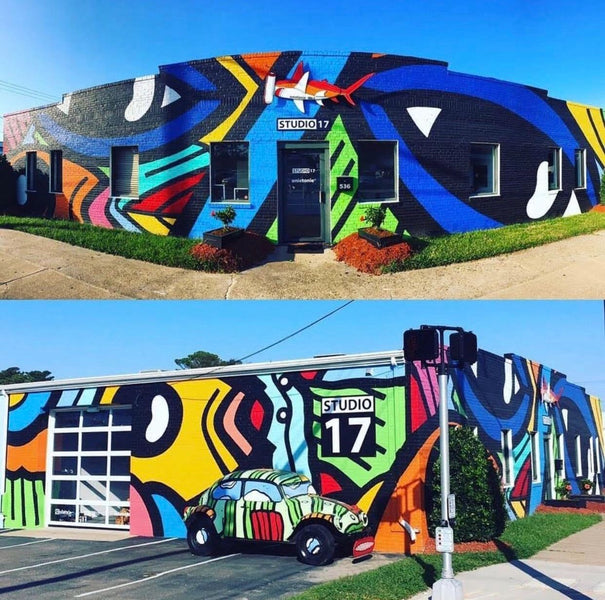 1st Mural in the ViBe Creative District. Funded by OnieTonie