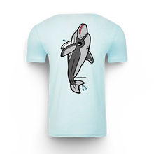 Load image into Gallery viewer, OnieTonie™ T-Shirt Ice Blue &#39;Vert Dolphin&#39;
