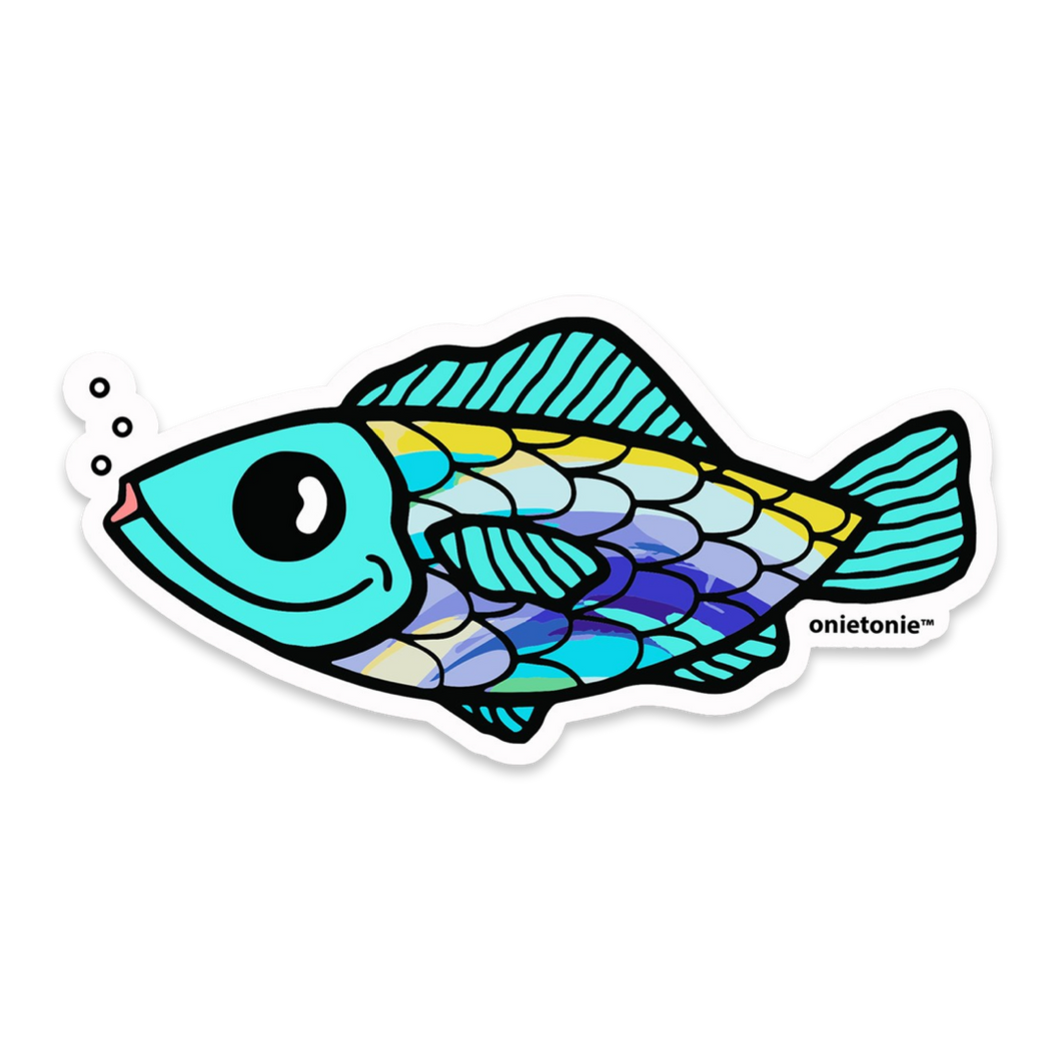OnieTonie™ Stickers, Matte Finish ' CB Fish'