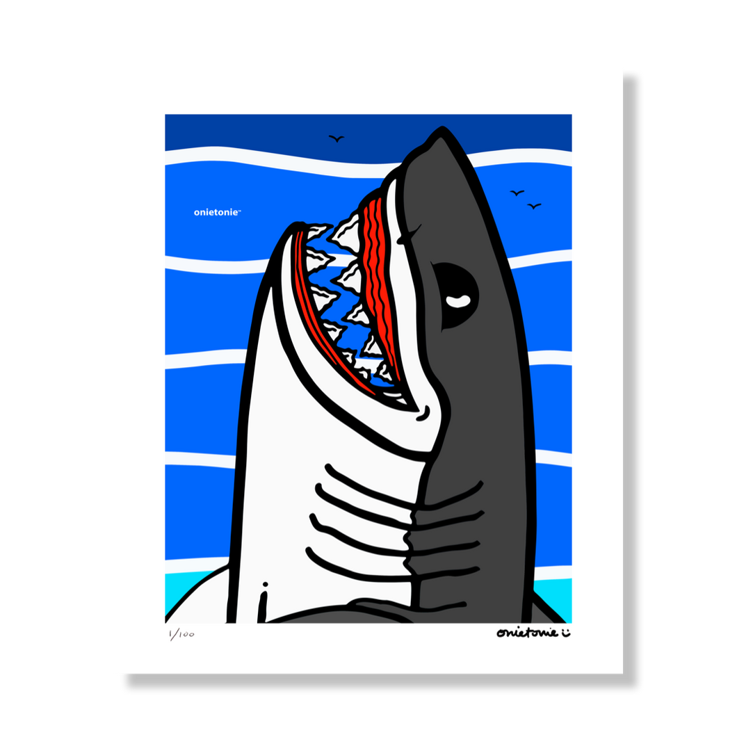 OnieTonie™ Limited Print 'Shark Breach'