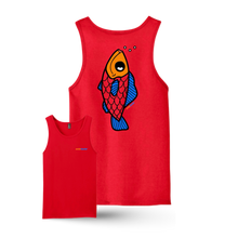 Load image into Gallery viewer, OnieTonie™ Tank Top Red &#39;VB Fish&#39;
