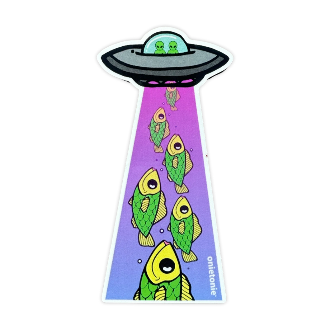OnieTonie™ Stickers, Glossy Finish 'Alien & Fish'