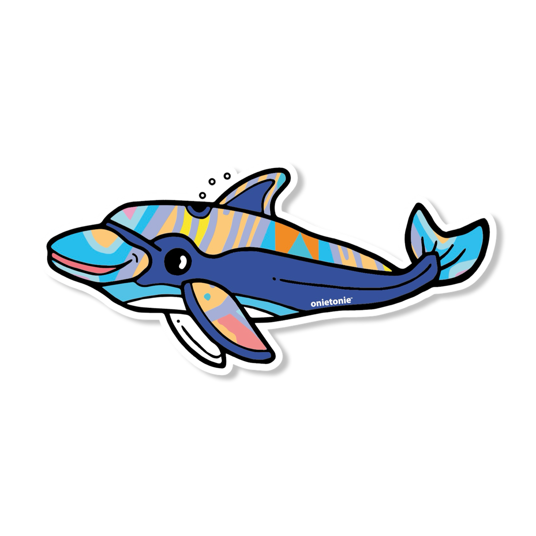 OnieTonie™ Stickers, Glossy Finish, 'CB Dolphin'