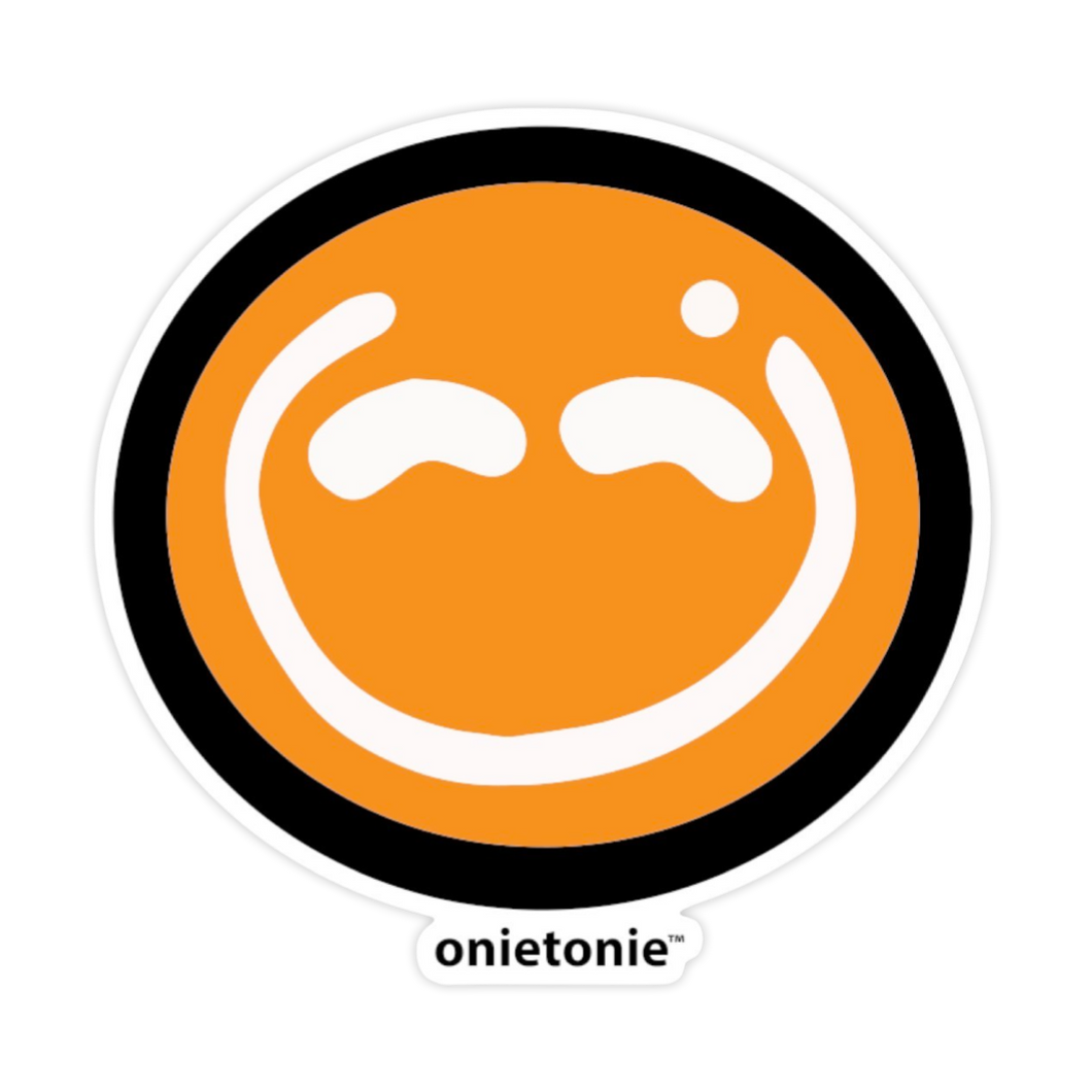 OnieTonie™ Stickers, Large Sandy Matte Finish 'Happy Face'