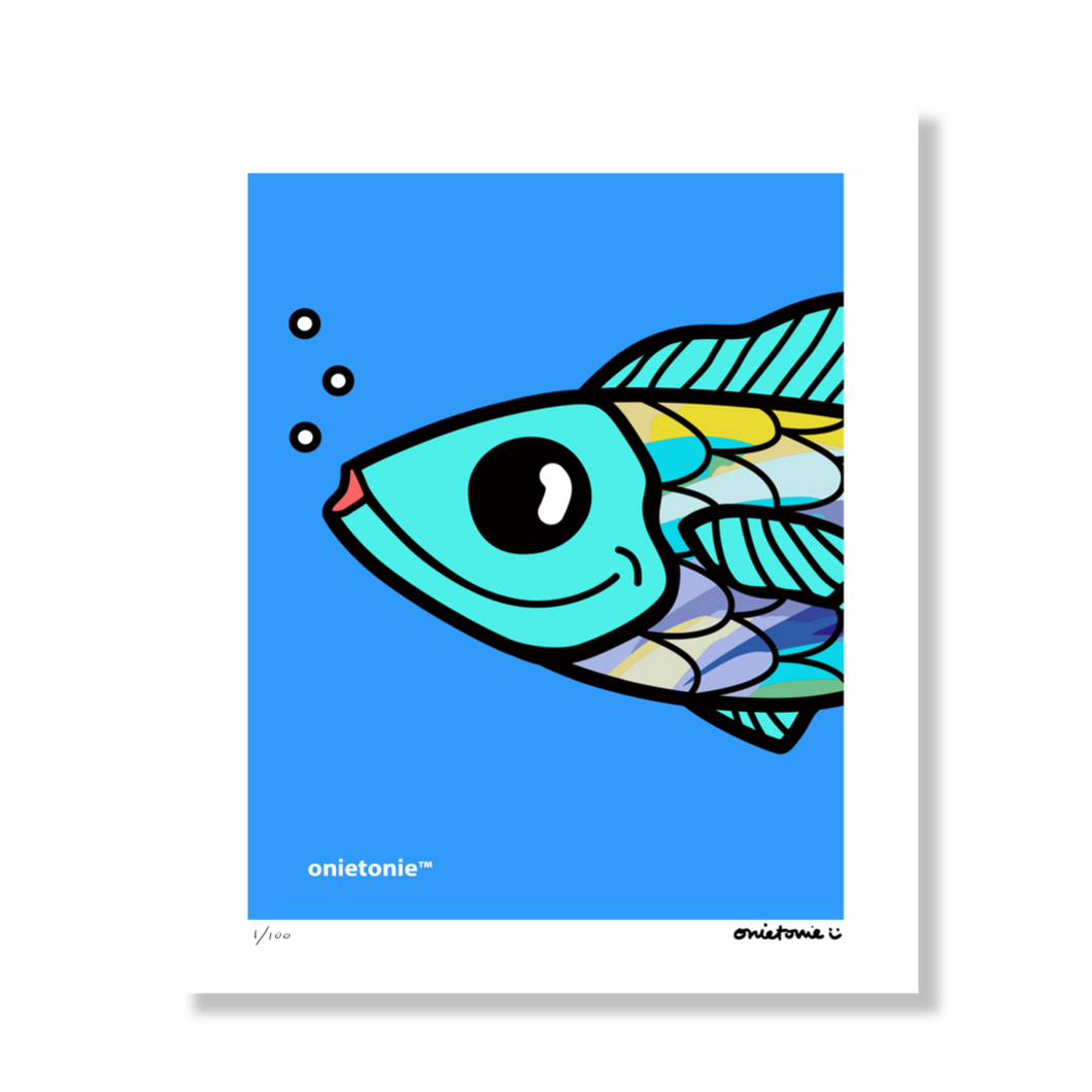 OnieTonie™ Limited Print 'Portrait Fish'
