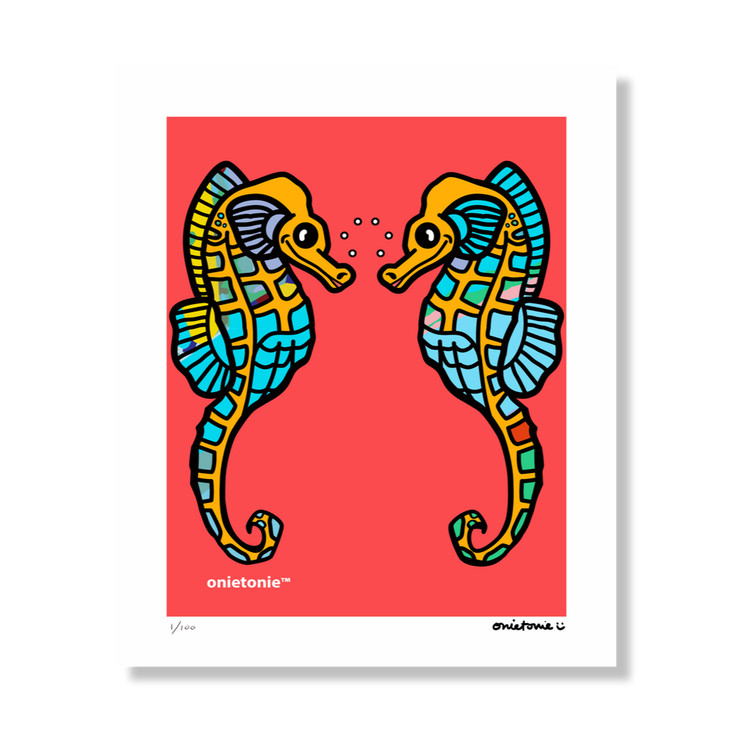 OnieTonie™ Limited Print 'Portrait Seahorse'
