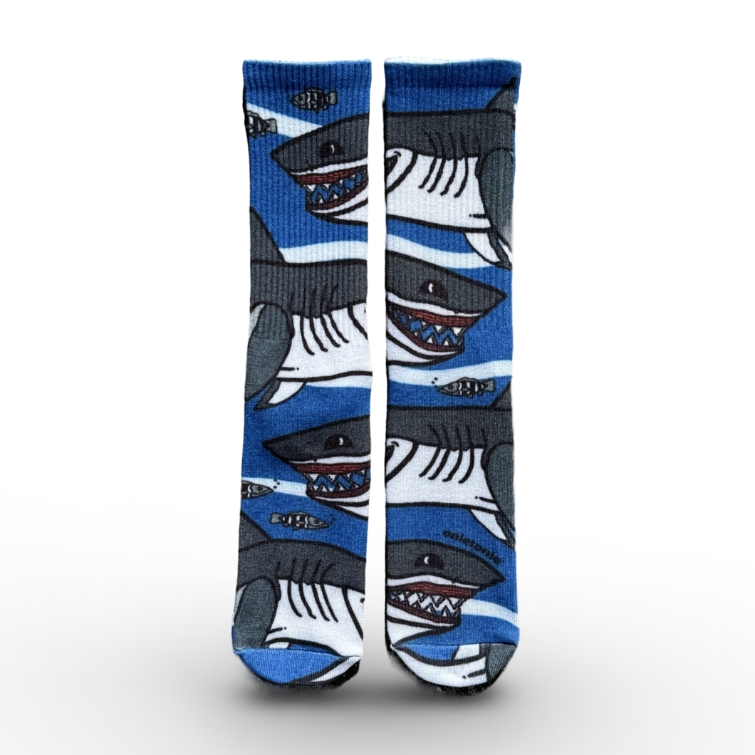 OnieTonie™ Socks 'Deep Blue Sharks'