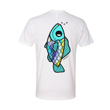Load image into Gallery viewer, OnieTonie™ T-Shirt White &#39;CB Blue Fish&#39;
