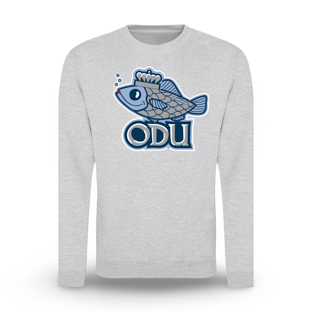 OnieTonie™ Sweatshirt 'ODU Fish Crown Icon'