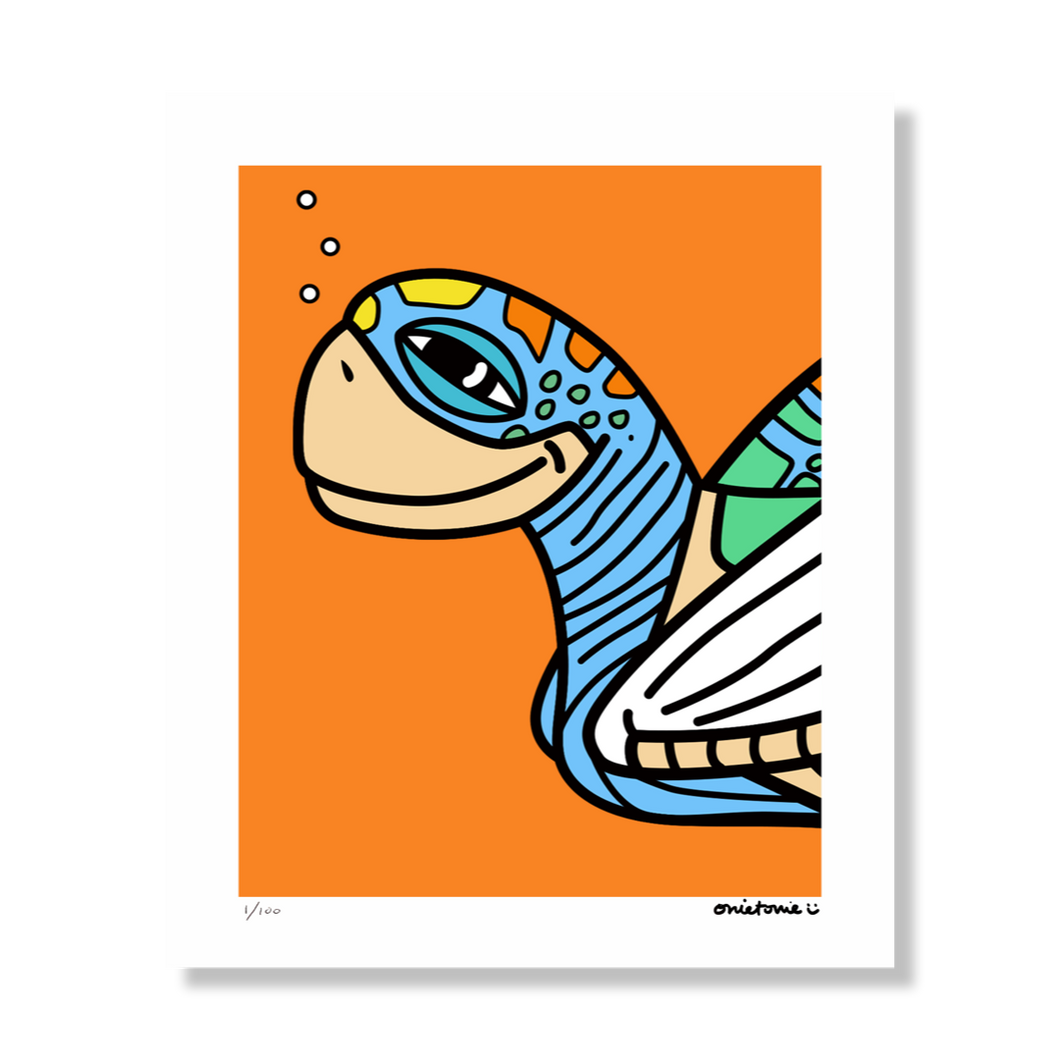 OnieTonie™ Limited Print 'Portrait Turtle'