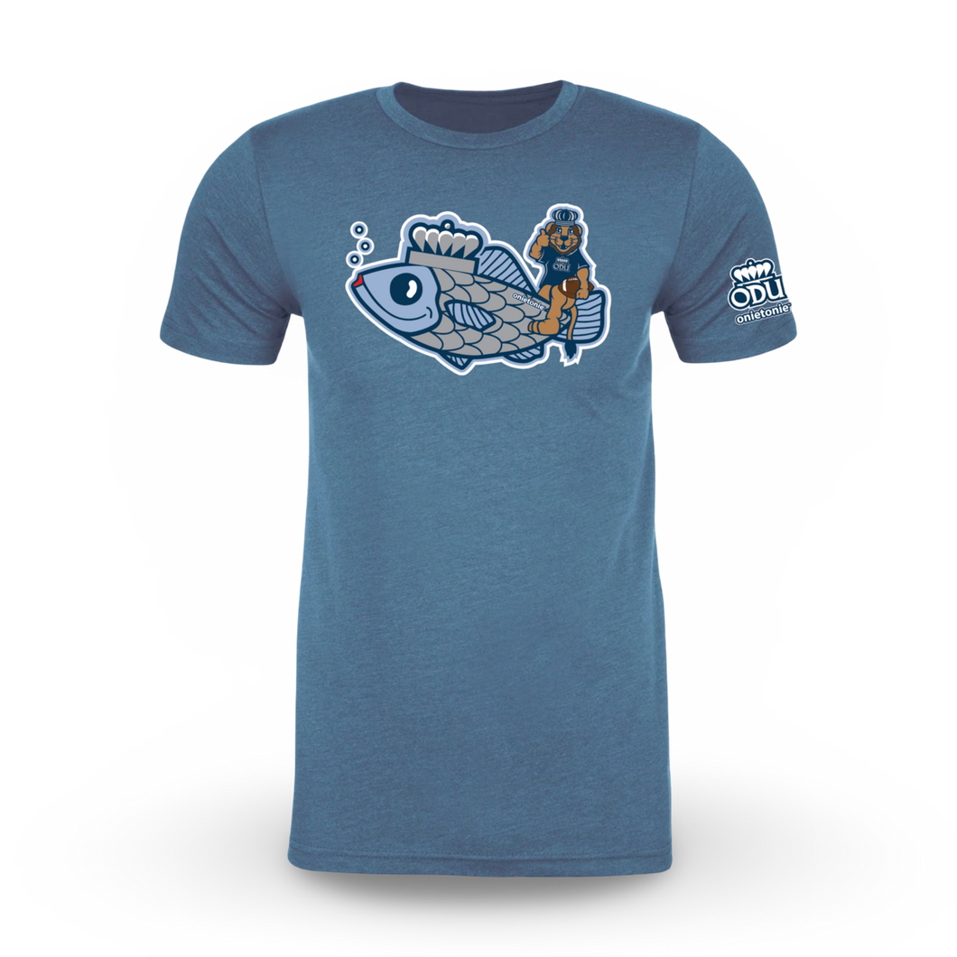 OnieTonie™ T-Shirt 'ODU Big Blue Fish Football'