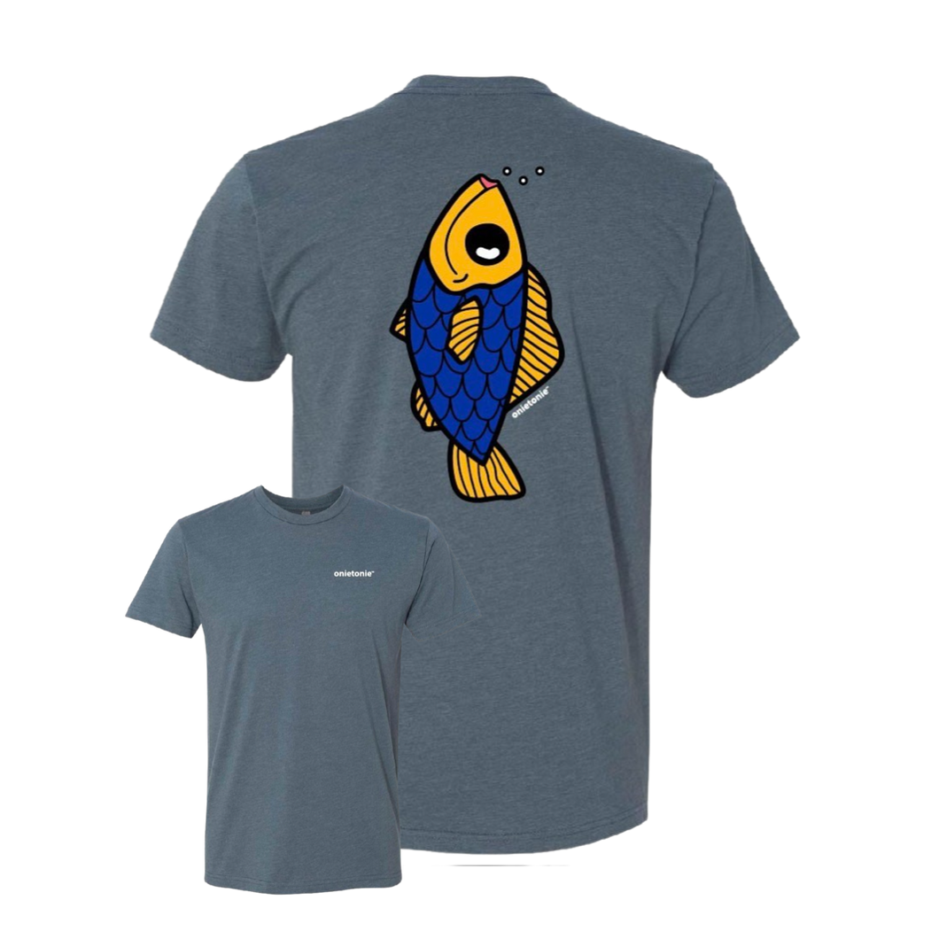 OnieTonie™ T-Shirt 'Blue Gold Fish'