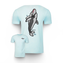 Load image into Gallery viewer, OnieTonie™ T-Shirt Ice Blue &#39;Vert Dolphin&#39;
