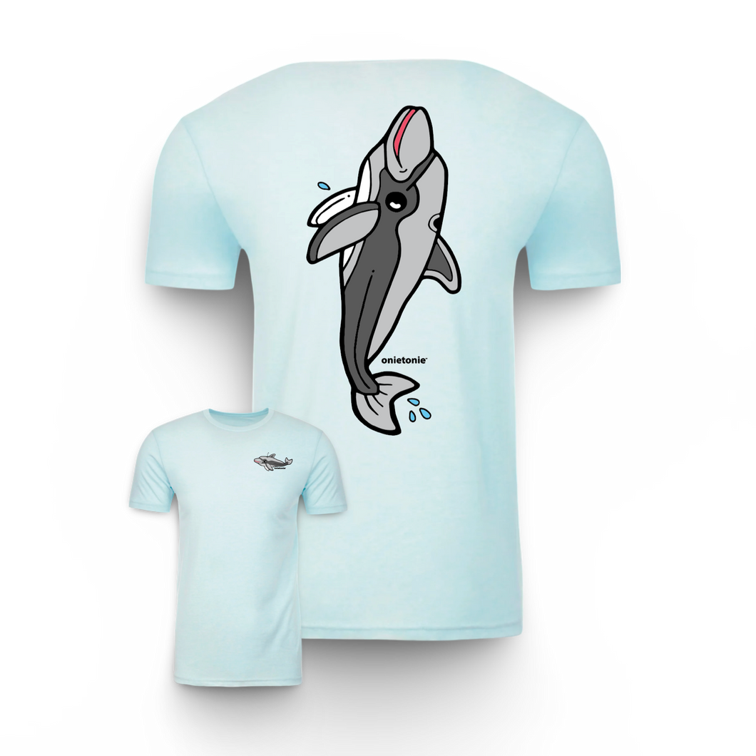 OnieTonie™ T-Shirt Ice Blue 'Vert Dolphin'