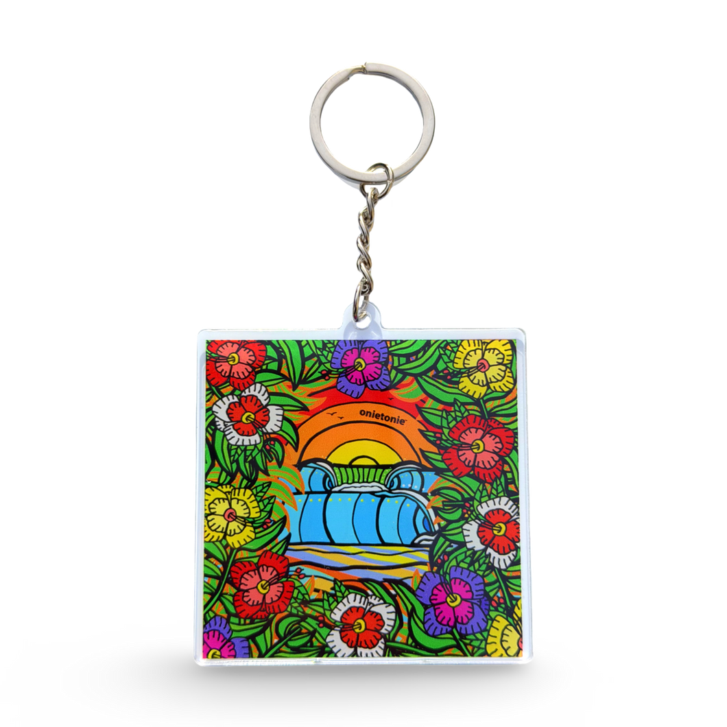 OnieTonie™ Keychain Acrylic 'Island Time'