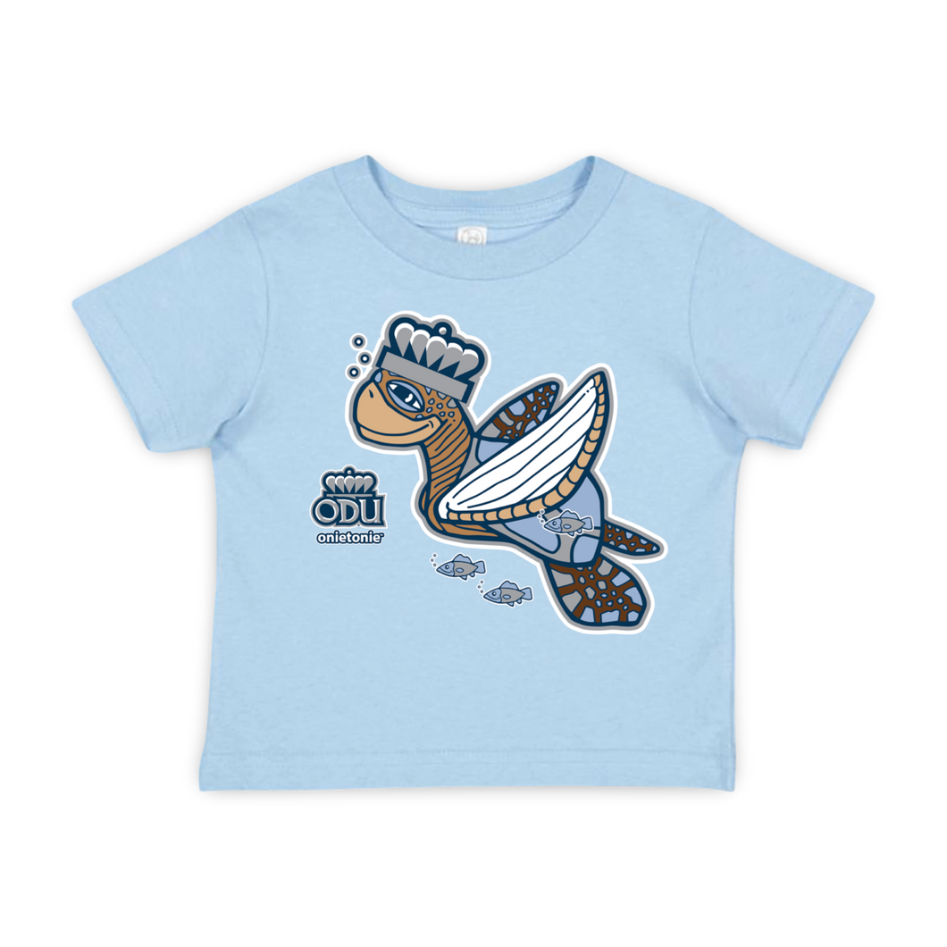 OnieTonie™ Toddler T-Shirt 'ODU Turtle Crown Icon'