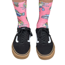 Load image into Gallery viewer, OnieTonie™ CB Pattern Pink Sock
