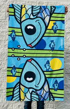 Load image into Gallery viewer, OnieTonie™ Beach Towel &#39;CB Blue Fish&#39;
